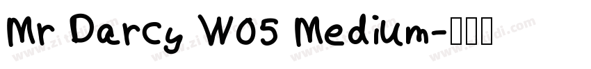 Mr Darcy W05 Medium字体转换